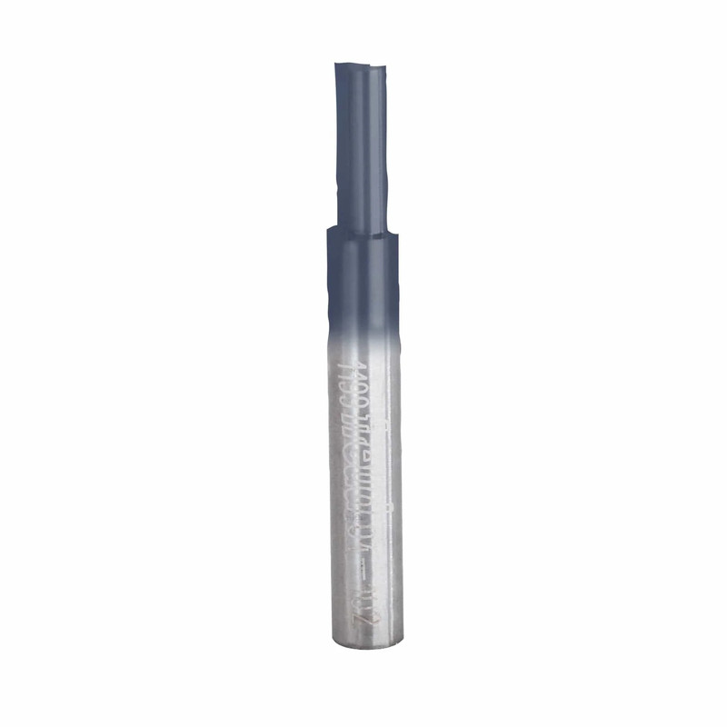 Straight Router Bit - 1/4" SH - Flutes:Double Flute - Diameter:3/16" - Cutting Length:1/2"